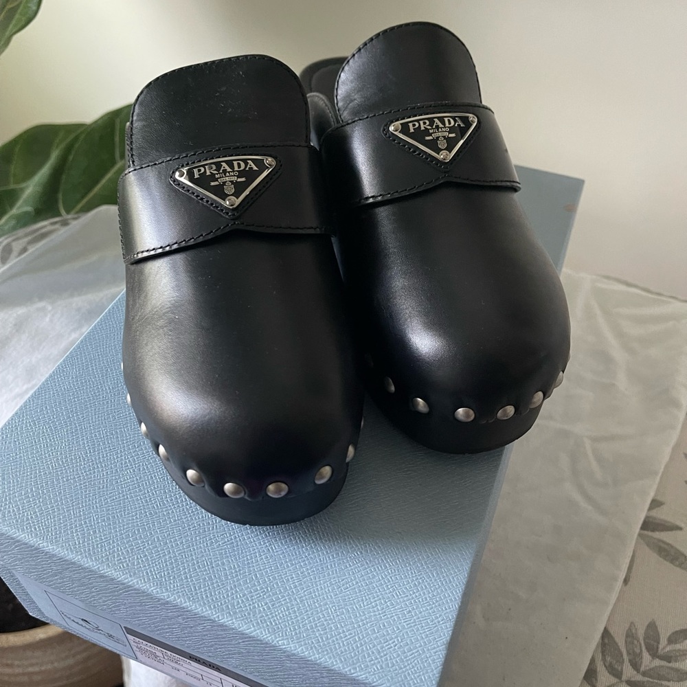 Prada Logo clogs - Picture 3 of 5